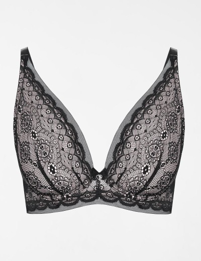 Мягкий бюстгальтер Esotiq 39465 SWEETY черно-бежевый, Цвет: черно-бежевый, Размеры: 75C, изображение 4