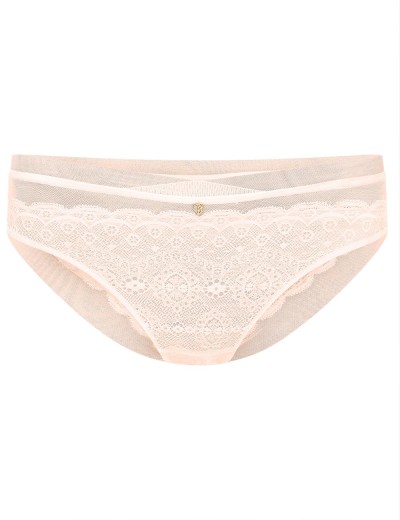 Кружевные трусы бразилиана Esotiq 39466 SWEETY экрю, Цвет: экрю, Размеры: S, изображение 4