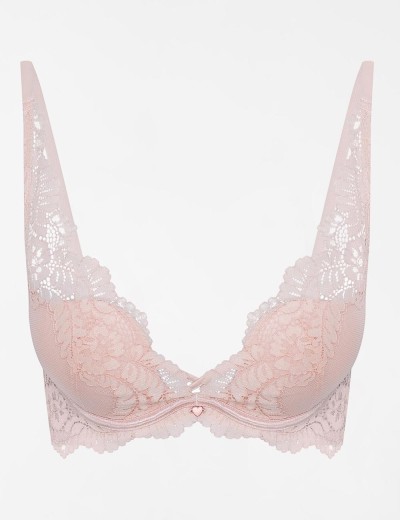 Бюстгальтер со съемным пуш-ап Esotiq 39508 SWEETHEART пудровый, Цвет: пудровый, Размеры: 65F, изображение 4
