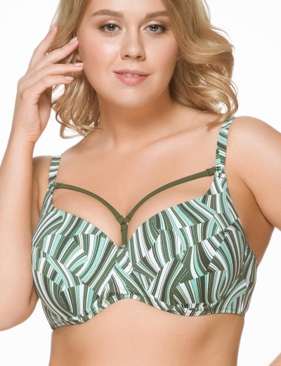 Раздельный купальник с уплотненной чашкой Fianeta 2681 зеленый, Цвет: зеленый, Размеры: 75C, изображение 3 Раздельный купальник с уплотненной чашкой Fianeta 2681 зеленый, Цвет: зеленый, Размеры: 75C, изображение 3