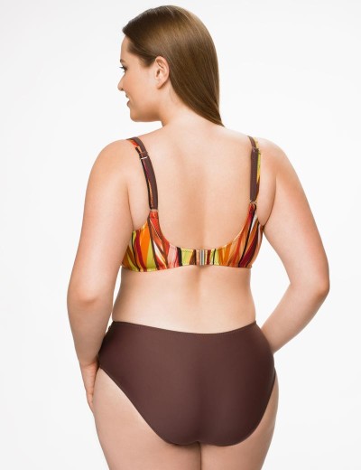 Купальник с мягкой чашкой на косточках Fianeta 2955 коричневый, Цвет: коричневый, Размеры: 80E, изображение 2 Купальник с мягкой чашкой на косточках Fianeta 2955 коричневый, Цвет: коричневый, Размеры: 80E, изображение 2