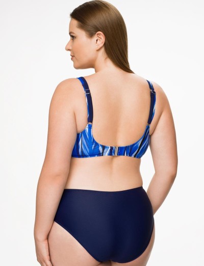 Купальник с мягкой чашкой на косточках Fianeta 2955 синий, Цвет: синий, Размеры: 80C, изображение 2