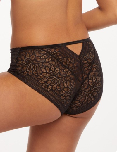 Кружевные трусы слипы Kinga MANDALA 855/3-P, Цвет: черный, Размеры: S, изображение 2