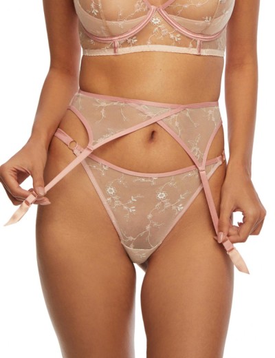 Трусики стринги Kinga MODERN ROMANTIC 888/1-S, Цвет: светло-розовый, Размеры: XS, изображение 4