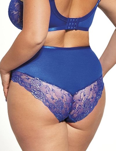 Трусы слипы высокие Kris Line SISI high waist, Цвет: синий, Размеры: L, изображение 2