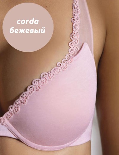 Модный комплект пуш-ап и бразилиана Leilieve IMMAGINATION M3153 corda, Цвет: corda (бежевый), Размеры: 85C, изображение 2