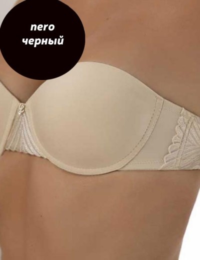 Модный комплект фашия и бразилиана Leilieve TALISMAN M3051 nero, Цвет: nero (черный), Размеры: 85C, изображение 2