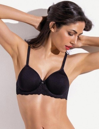 Бюстгальтер спейсер Sielei ALLURE 2686 nero, Цвет: nero (черный), Размеры: 95D, изображение 4