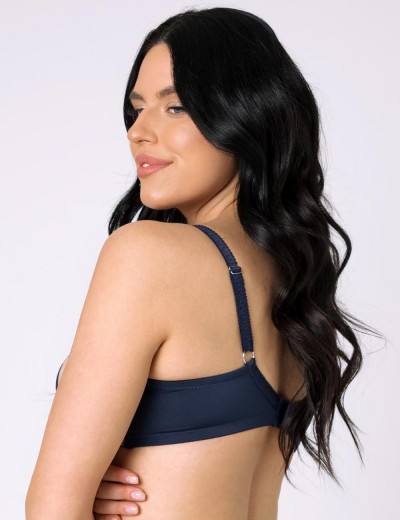 Бюстгальтер мягкий Subtille LAILA soft, Цвет: темно-синий/бежевый, Размеры: 80C, изображение 2