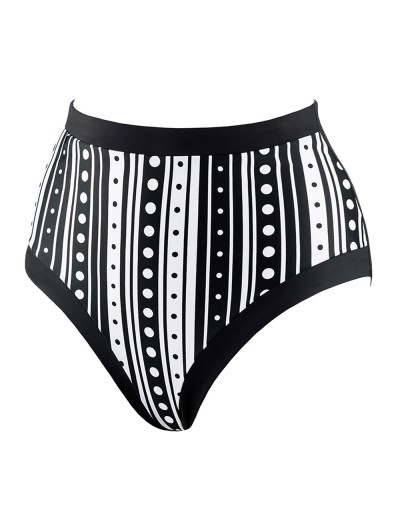 Высокие плавки UNICONF CBC120 V1 DELICATE DOTS & LINES, Цвет: черный, Размеры: S, изображение 3