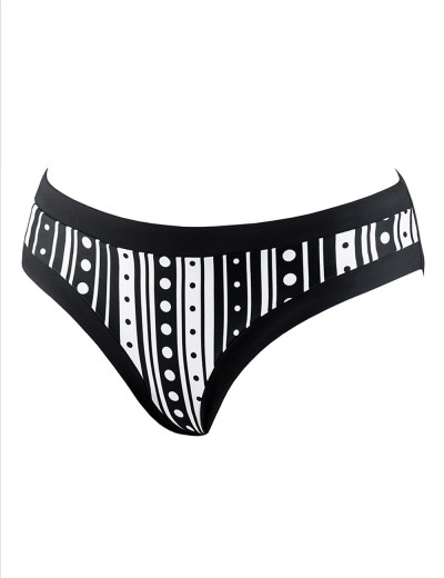 Трусы купальные UNICONF CBC122 V1 DELICATE DOTS & LINES, Цвет: черный, Размеры: S, изображение 3