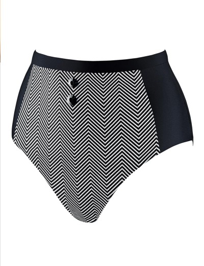 Трусы пляжные высокие UNICONF CBC35 V1 EXTRAVAGANT SIMPLICITY, Цвет: черный, Размеры: M, изображение 3