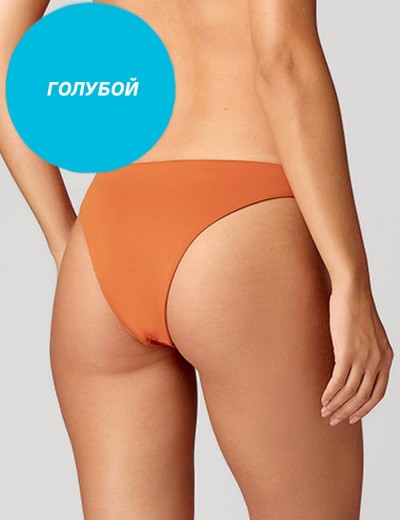 Голубые плавки бразилиана UNICONF CBC45 YOUNG SUMMER, Цвет: голубой, Размеры: M, изображение 2