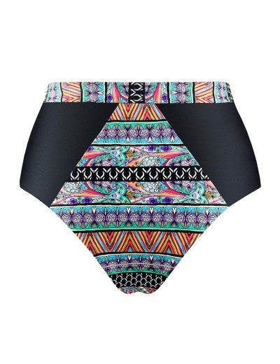 Женские плавки макси UNICONF CBC65 V1 ETHNIC PARADISE, Цвет: черный, Размеры: XL, изображение 4