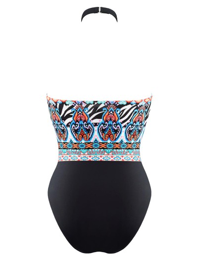 Слитный купальник халтер UNICONF CBI157 V1 TRIBAL GODDESS, Цвет: черный, Размеры: M, изображение 4