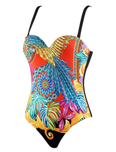 Яркий закрытый купальник с пуш-ап UNICONF CBI54 V1 PURE HAPPINESS, Цвет: черный, Размеры: 70C, изображение 3 Яркий закрытый купальник с пуш-ап UNICONF CBI54 V1 PURE HAPPINESS, Цвет: черный, Размеры: 70C, изображение 3