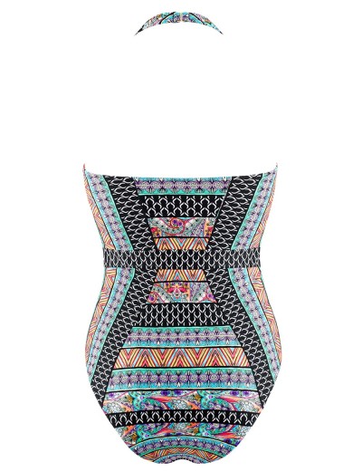Слитный купальник халтер UNICONF CBI66 V1 ETHNIC PARADISE, Цвет: мульти, Размеры: M, изображение 4