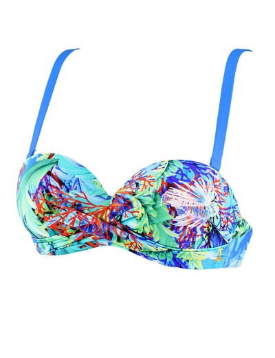 Верх купальника с пуш-ап UNICONF CBS105 V1 OCEAN TREASURES, Цвет: голубой, Размеры: 75C, изображение 3