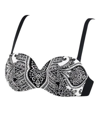 Купальный бюст-бандо UNICONF CBS123 V1 SIMPLY ELEGANT, Цвет: черный, Размеры: 75C, изображение 3