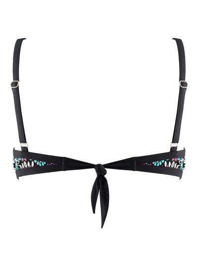 Бюстгальтер пляжный с узором UNICONF CBS152 V1 TRIBAL GODDESS, Цвет: черный, Размеры: L, изображение 4