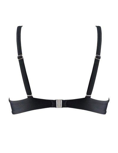 Купальный бюст-бандо с пуш-ап UNICONF CBS33 V1 RETRO GLAM, Цвет: черный, Размеры: 70B, изображение 4