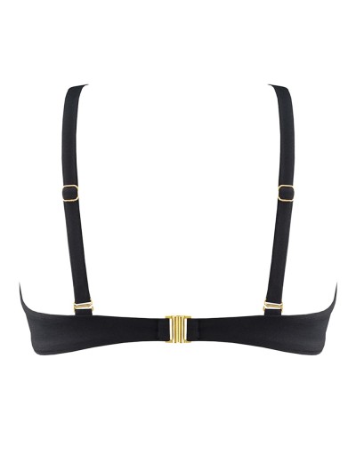 Купальный бюст-бандо с пуш-ап UNICONF CBS57 V1 PURE HAPPINESS, Цвет: черный, Размеры: 80C, изображение 4