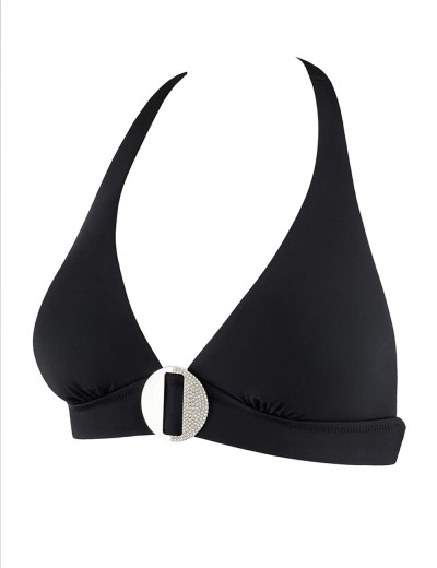 Черный бюст халтер UNICONF CBS62 FASHION BIJOUX, Цвет: черный, Размеры: S, изображение 3