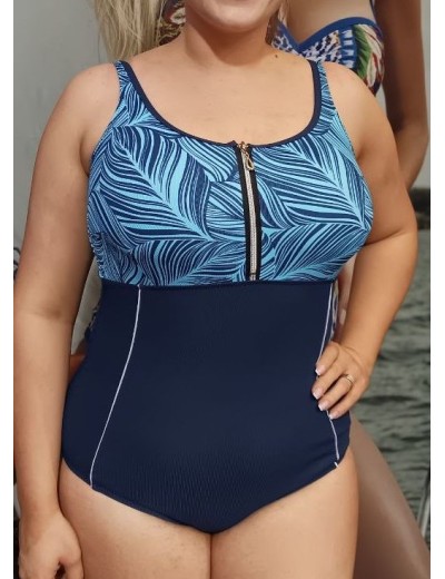 Слитный купальник Fianeta 2982 синий, Цвет: синий, Размеры: 80C, изображение 3