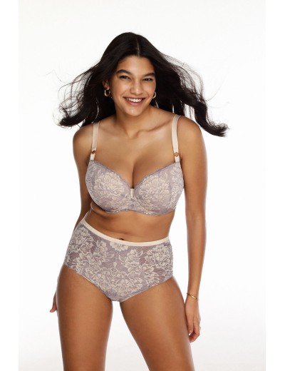 Высокие трусы слипы Alles VULCANO classic, Цвет: сиреневый, Размеры: M, изображение 3