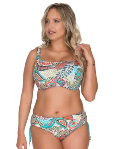 Плавки женские с регулировкой бока Akcent AN231, Цвет: мульти, Размеры: M, изображение 3