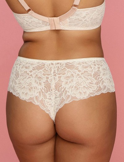 Кружевные трусы стринги Alles CAMEO stringi, Цвет: экрю, Размеры: S, изображение 2
