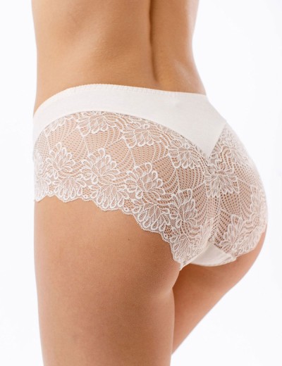 Трусы слипы миди Coquette Revue PROSECCO 62084, Цвет: молоко, Размеры: XL, изображение 2