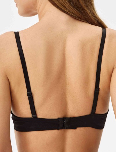 Кружевной бюстгальтер с поролоном Elli 3030 черный, Цвет: черный, Размеры: 75G, изображение 3