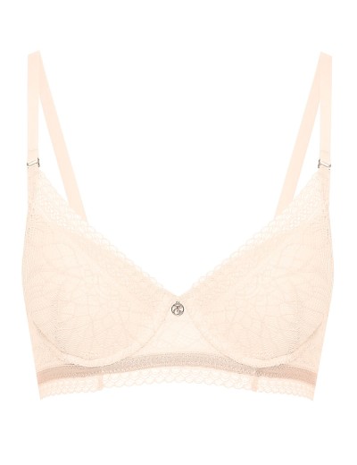 Бюстгальтер балконет пуш-ап Esotiq 39518 SORELLE экрю, Цвет: экрю, Размеры: 85D, изображение 4