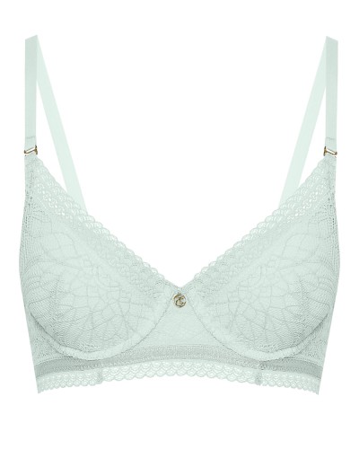 Бюстгальтер балконет пуш-ап Esotiq 39518 SORELLE серо-голубой, Цвет: серо-голубой, Размеры: 70D, изображение 4