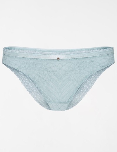 Кружевные трусы бразилиана Esotiq 39519 SORELLE серо-голубой, Цвет: серо-голубой, Размеры: S, изображение 4