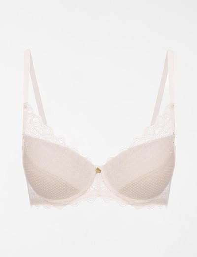 Бюстгальтер балконет со съемным пуш-ап Esotiq 39571 HUDSON экрю, Цвет: экрю, Размеры: 70E, изображение 4