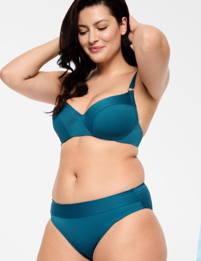 Бюстгальтер купальный Esotiq 39710 CRETE морская волна, Цвет: морская волна, Размеры: 70H/75G, изображение 3