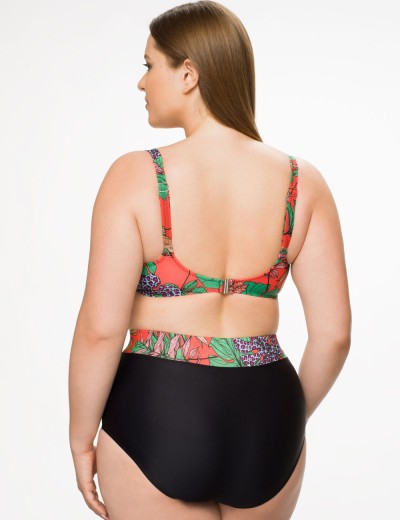 Раздельный купальник с мягкой чашкой на косточках Fianeta 2961 черный, Цвет: черный, Размеры: 85C, изображение 2