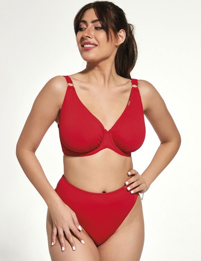 Плавки Kris Line CAPRI brasyliana high waist, Цвет: красный, Размеры: 2XL, изображение 3