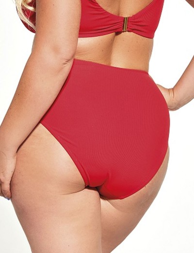 Высокие женские плавки Kris Line CAPRI high waist, Цвет: красный, Размеры: 2XL, изображение 2