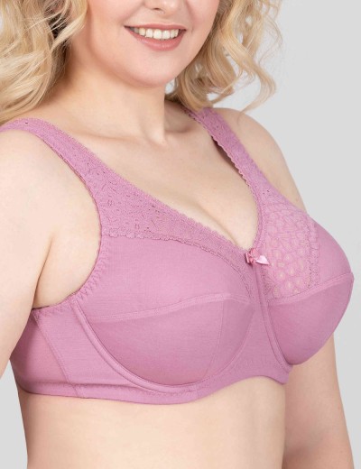 Бюстгальтер мягкий Lauma COTTON CLASSIC L02150 сирень, Цвет: сирень, Размеры: 90F, изображение 6