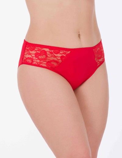 Трусы слипы низкие Lina A 4850 красный, Цвет: красный, Размеры: L, изображение 3