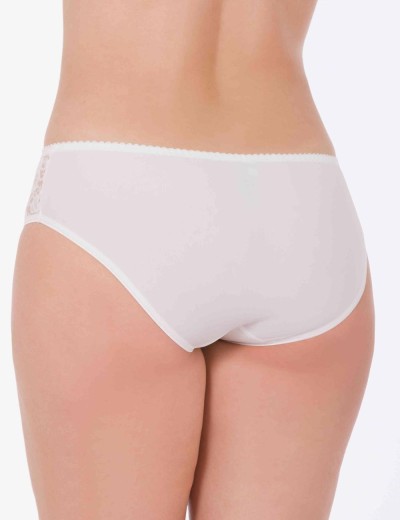 Трусы слипы низкие Lina A 4850 молоко, Цвет: молоко, Размеры: S, изображение 2