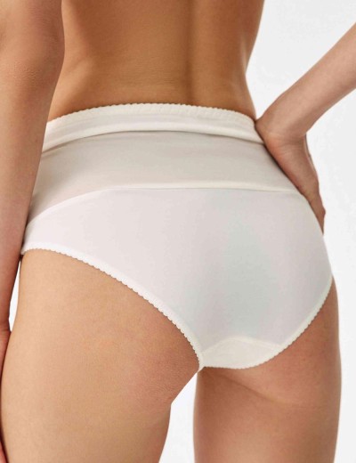 Трусы слипы миди Lina A 4917 молоко, Цвет: молоко, Размеры: 3XL, изображение 2 Трусы слипы миди Lina A 4917 молоко, Цвет: молоко, Размеры: 3XL, изображение 2