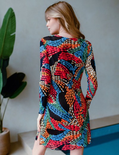 Легкое платье Mia-Mia BARBARA 19264, Цвет: мультиколор, Размеры: S, изображение 2