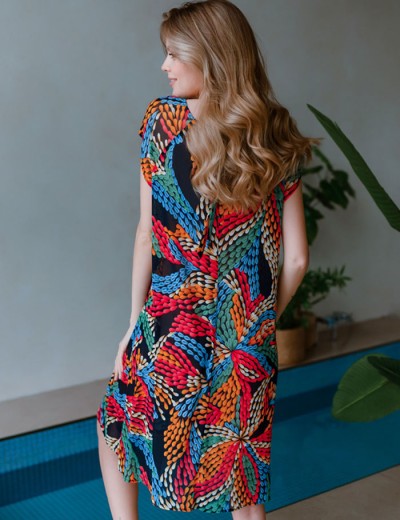 Туника женская Mia-Mia BARBARA 19266, Цвет: мультиколор, Размеры: 2XL, изображение 2