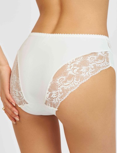 Трусы слипы Simona M 035/30 молоко, Цвет: молоко, Размеры: L, изображение 2