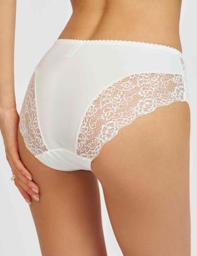 Трусы слипы Simona M 035 молоко, Цвет: молоко, Размеры: L, изображение 2