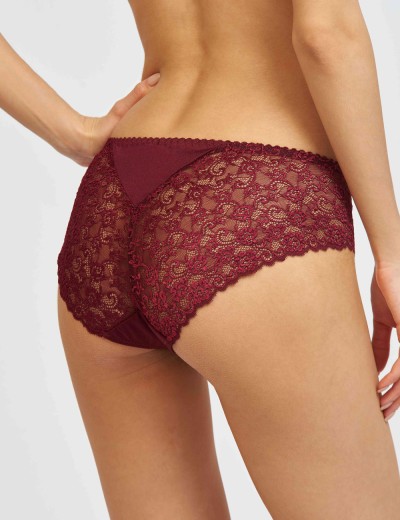 Трусы слипы Simona M 045 бордо, Цвет: бордо, Размеры: L, изображение 2